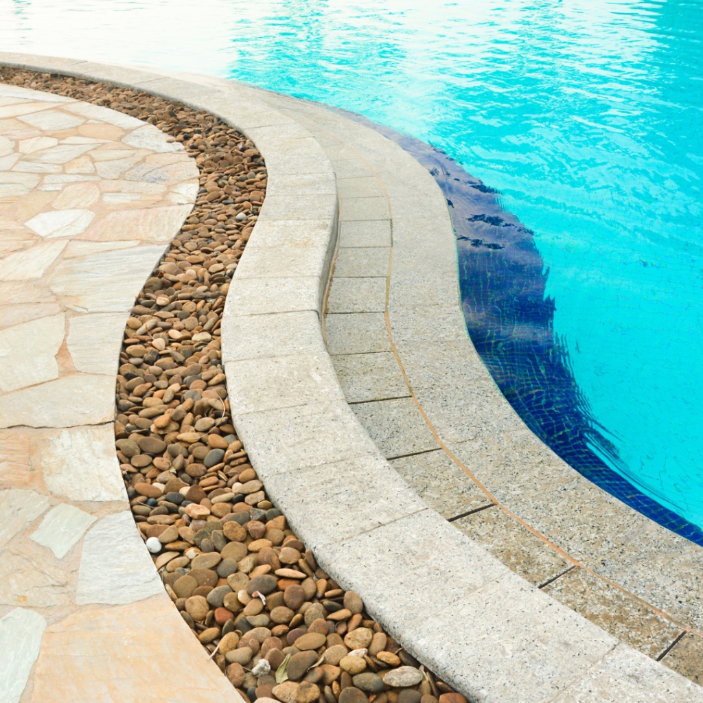 Pool Coping Stone Work
